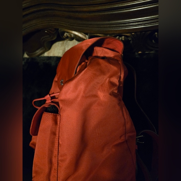 Coach Red Nylon Backpack - Picture 6 of 8